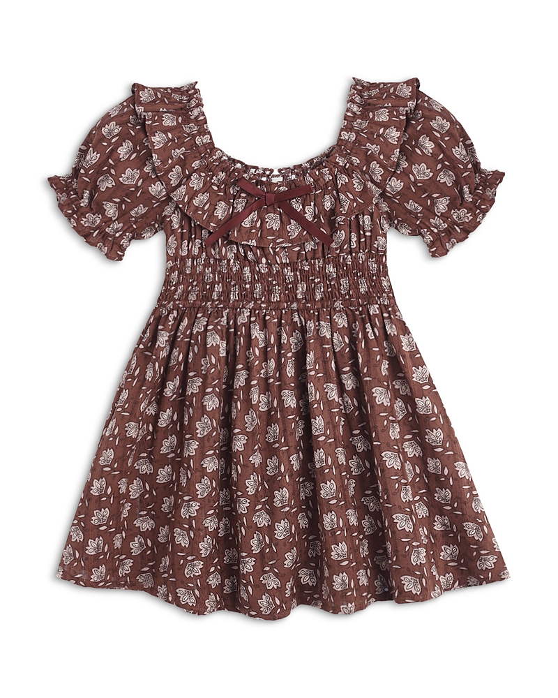 Rylee + Cru Girls' Dillion Iris Mullberry Dress - Little Kid, Big Kid