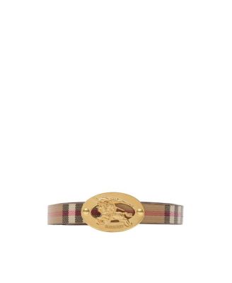  Thin Reversible Check Knight Stamp Belt