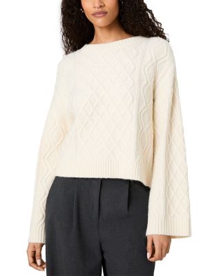 Wesley Crewneck Cable Knit Sweater