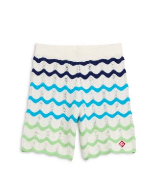 Unisex Gradient Wave Knit Shorts - Little Kid, Big Kid