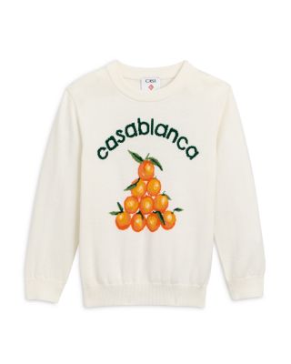 Unisex Orange Sweater - Little Kid, Big Kid 