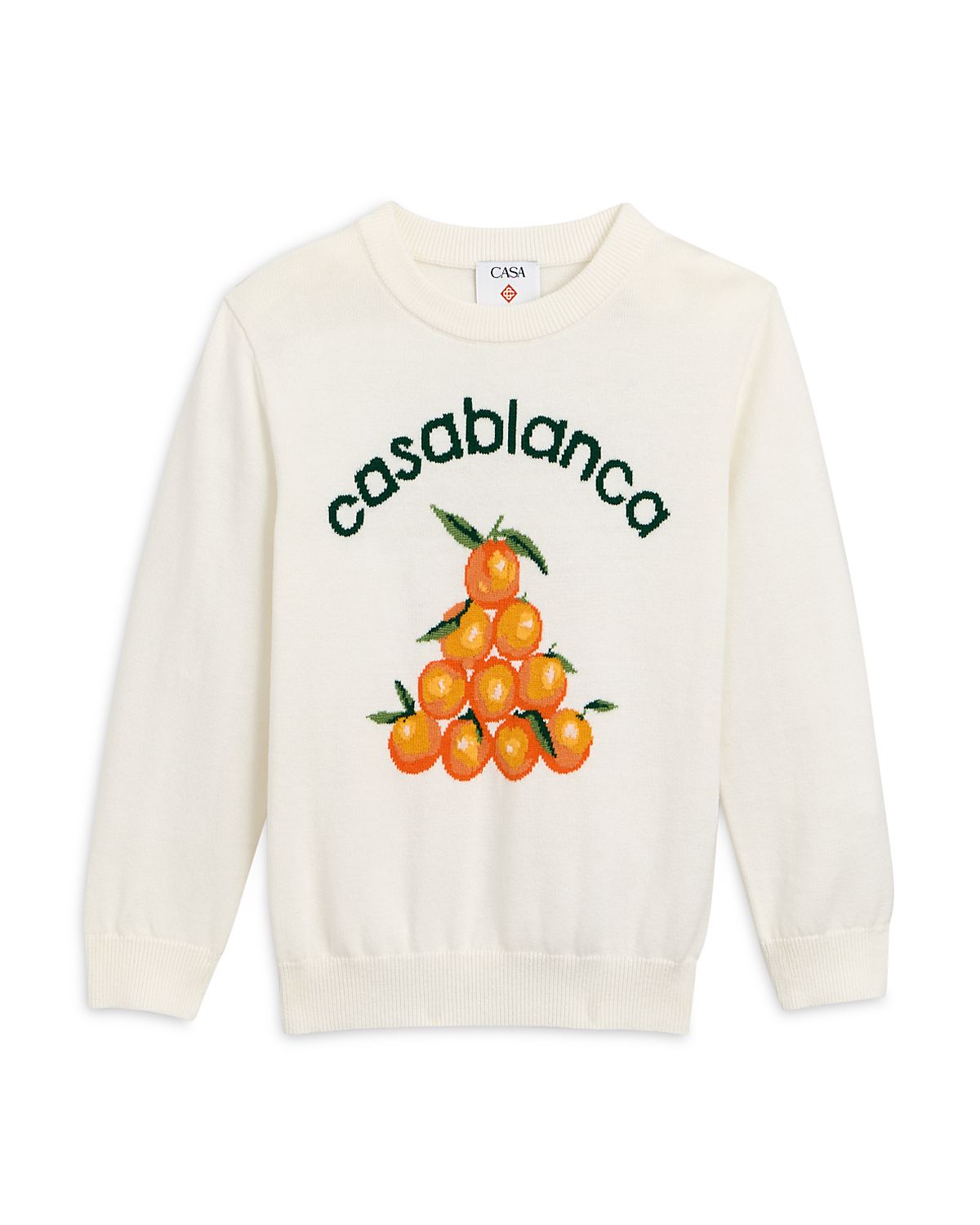 Casablanca Unisex Orange Sweater - Little Kid, Big Kid
