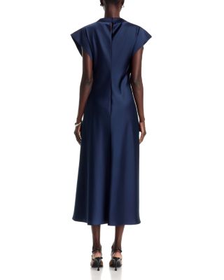 Adrien Mock Neck A Line Dress - thumbnail 9