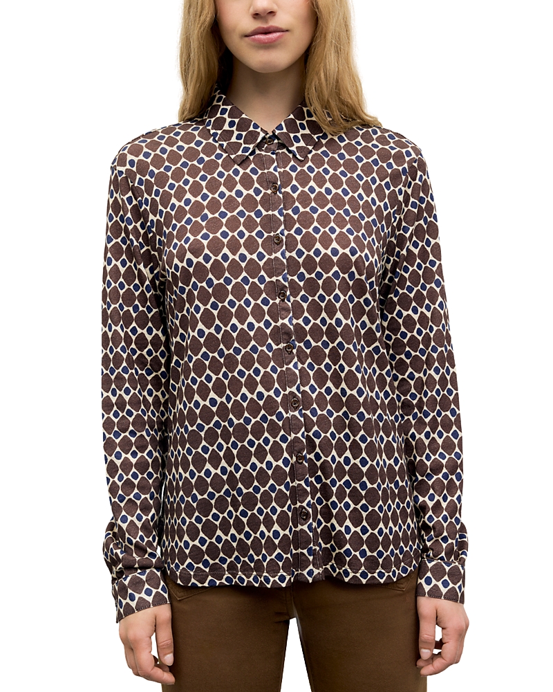 Gerard Darel Babs Print Button Front Shirt