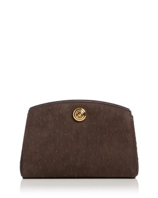 Pushlock Leather Clutch
