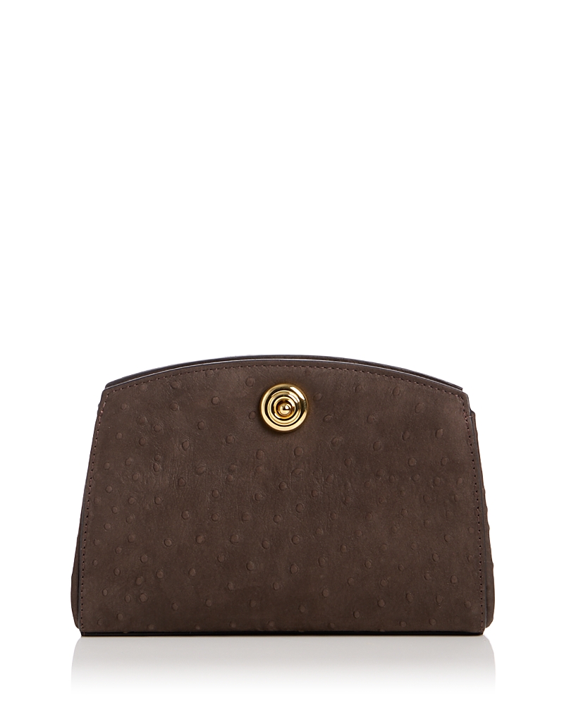 Liffner Pushlock Leather Clutch