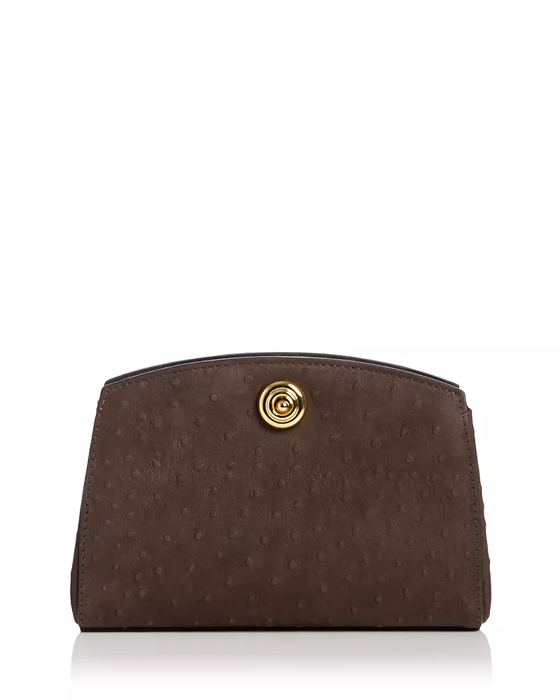 Liffner Pushlock Leather Clutch