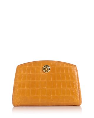 Pushlock Leather Clutch