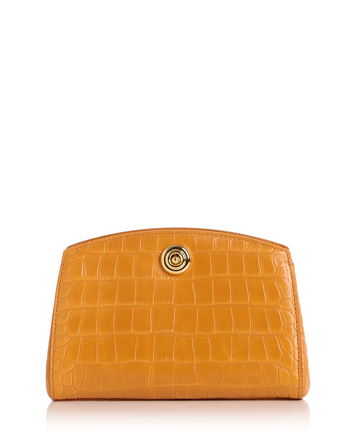 Liffner Pushlock Leather Clutch