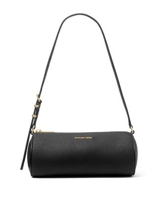Izzy Small Pebbled Leather Barrel Pouchette