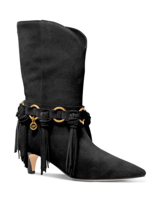 Women's Daniela Leather Fringe Boots