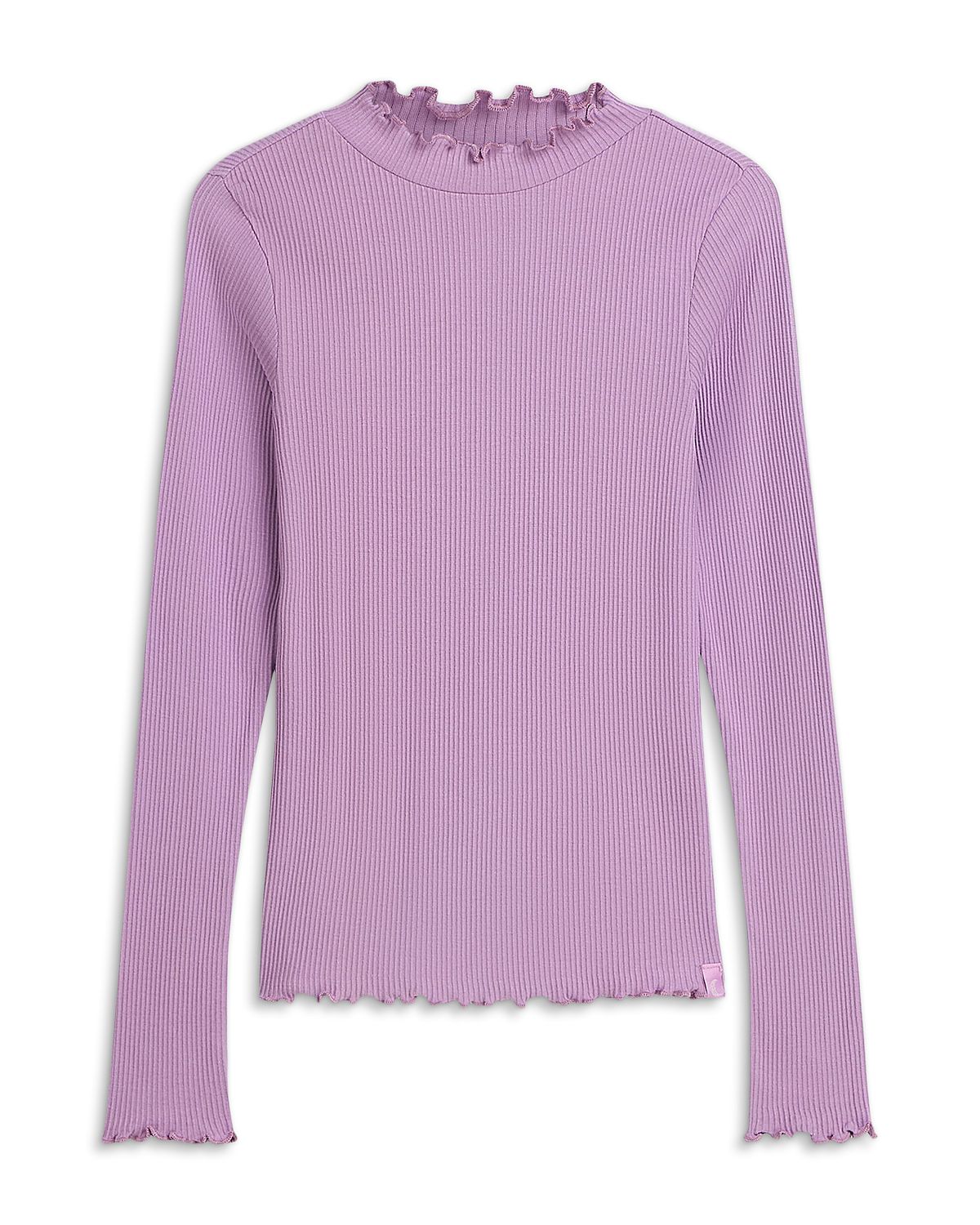 Scotch & Soda Girls' Ribbed Slim Fit Long Sleeve Tee - Little Kid, Big Kid