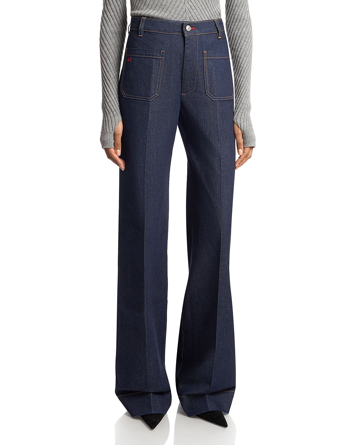 Victoria Beckham Alina 34 Patch Pocket Jeans