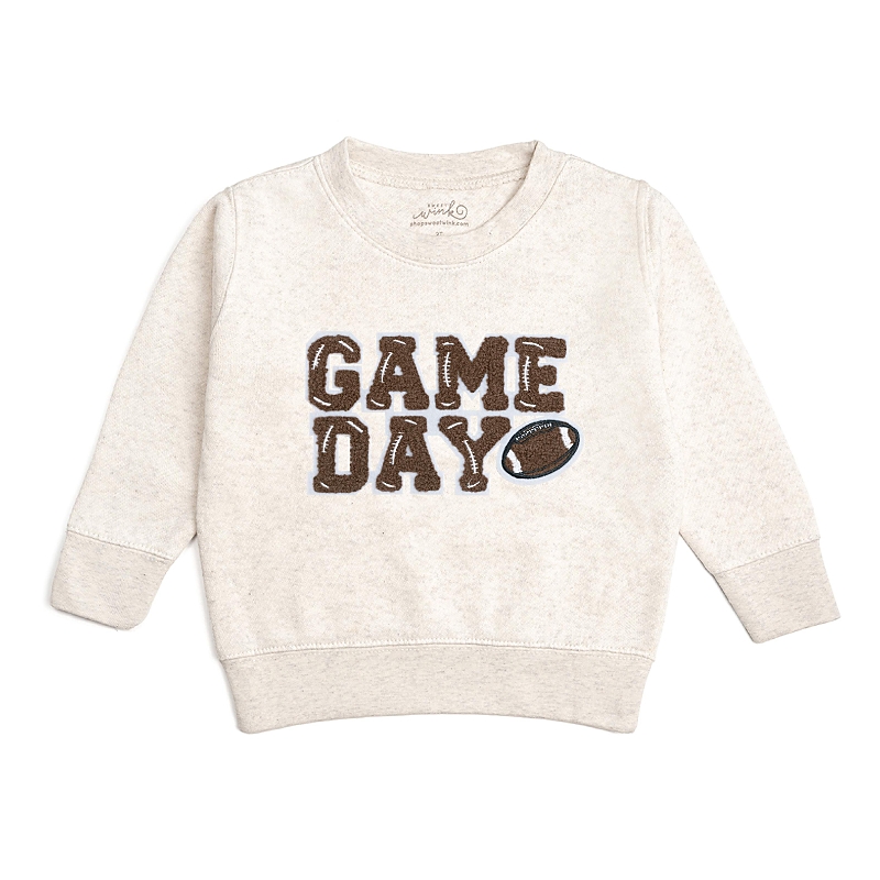 Sweet Wink Boys' Game Day Patch Sweatshirt - Little Kid, Big Kid