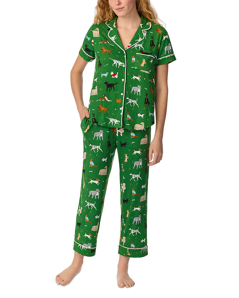 kate spade new york Brushed Jersey Short Sleeve Pajama Set