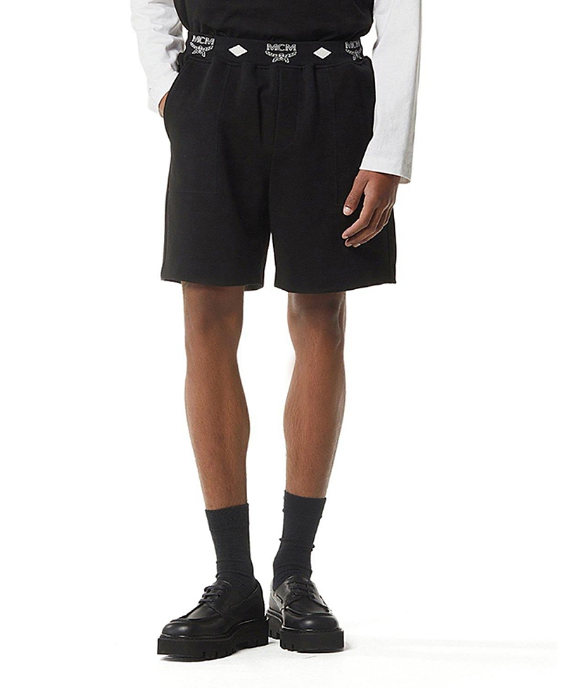 Mcm Essential Logo Ponte Shorts