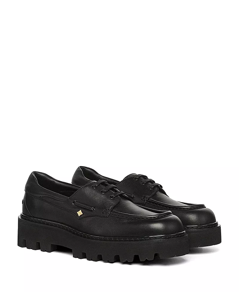 Mcm Men's Platform Loafers in Calfskin