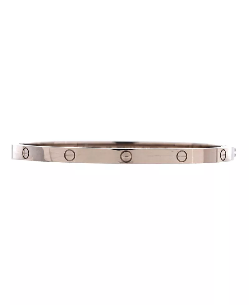 Pre-Owned Cartier Small Love Bracelet 18K White Gold