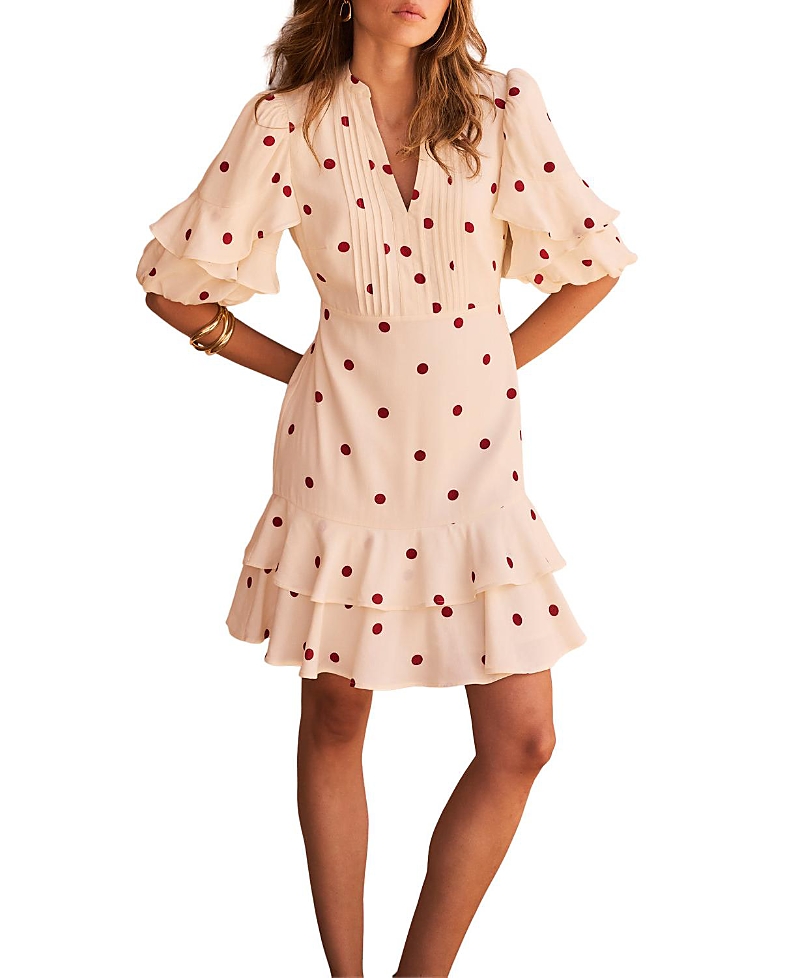 Mint Velvet Women's Polka Dot Mini Dress