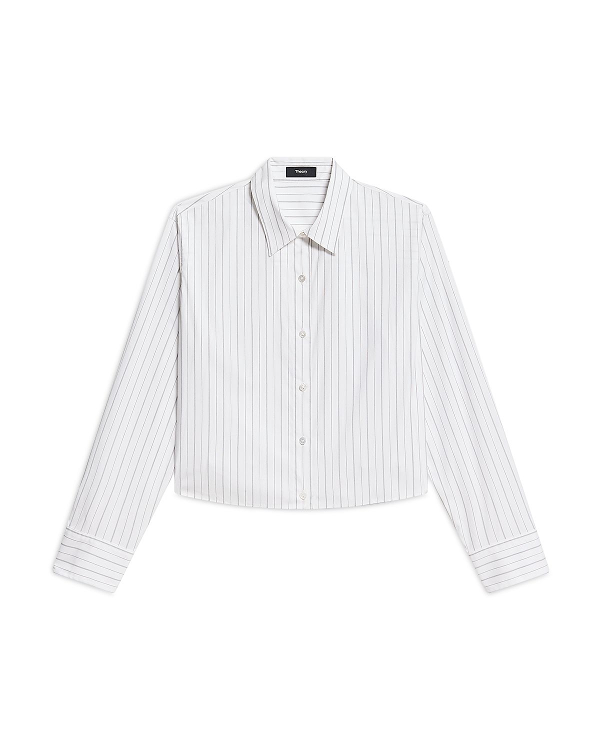 Theory Striped Button Front Shirt