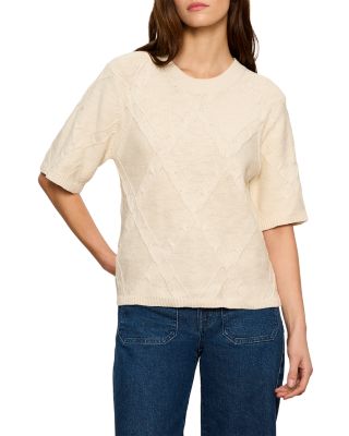 Diamond Stitch Sweater Tee