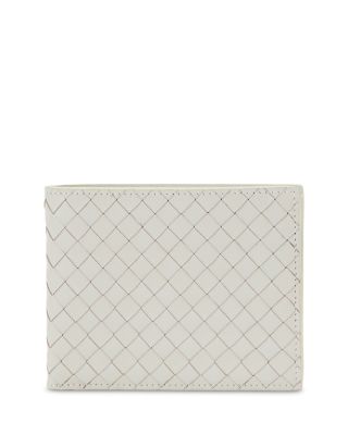 Small Lattice Leather Eight Slot Wallet