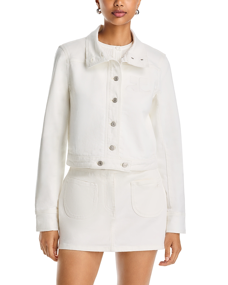 Courreges Reedton Denim Cotton Stretch Jacket