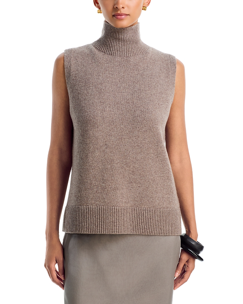 Brandon Maxwell The Bruno Wool & Cashmere Sleeveless Sweater