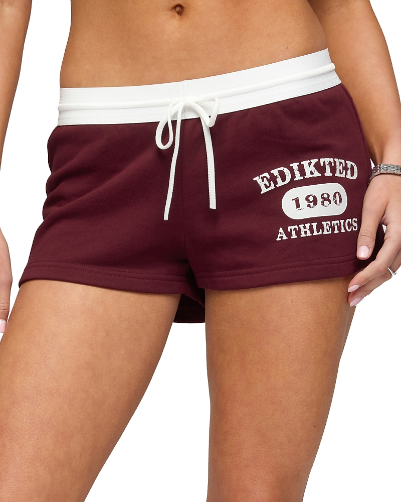 Edikted Athlete Contrast Micro Shorts