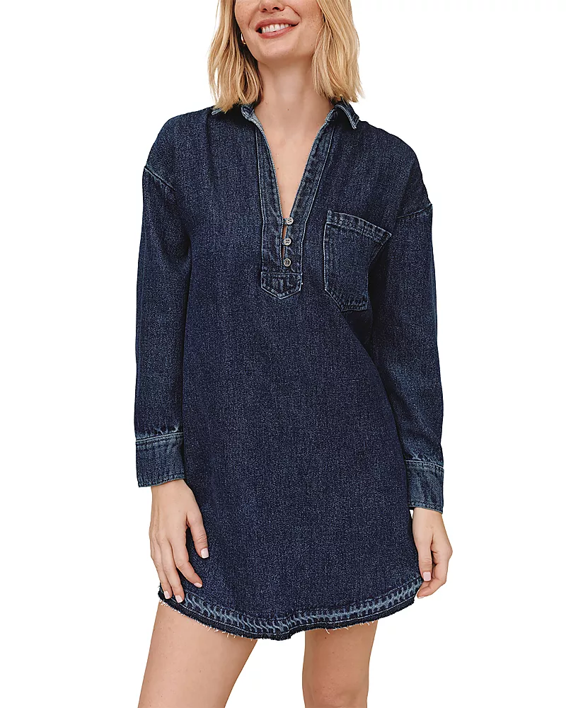 Bella Dahl Denim Long Sleeve Shirt Dress