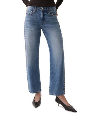 Lexi High Rise Straight Jeans in Star Studded