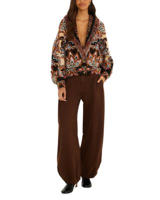 Tapestry Dream Knit Fringe Cardigan - thumbnail 2