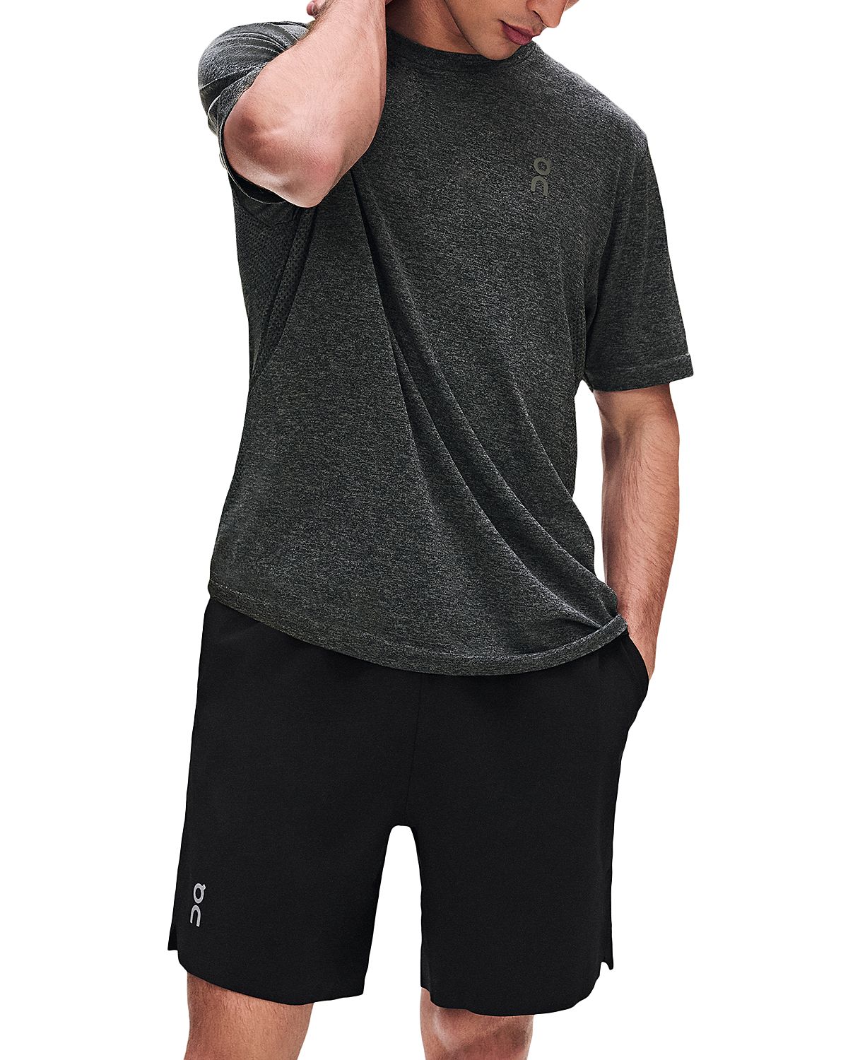 On Train 7 Logo Waistband Drawstring Shorts