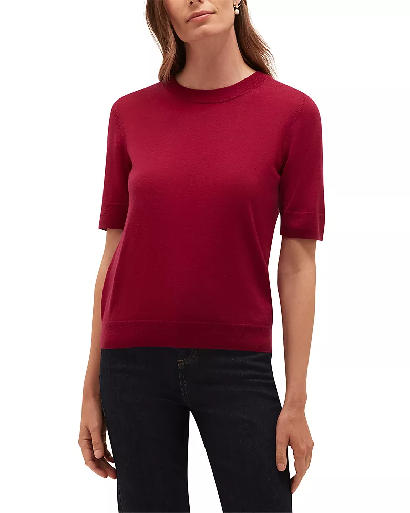 Hobbs London Winnie Knitted Wool Tee