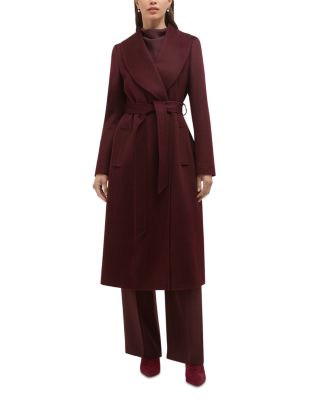 Petite Sara Wool Belted Coat