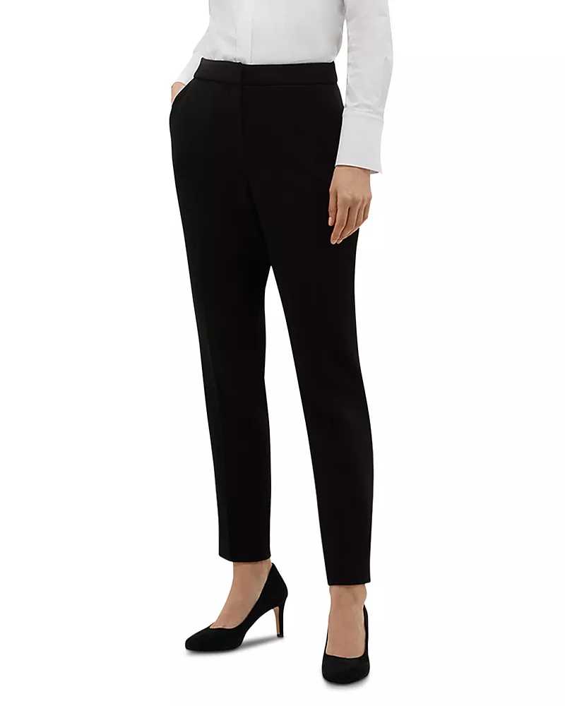 Hobbs London Petite Lea Mid Rise Slim Trousers