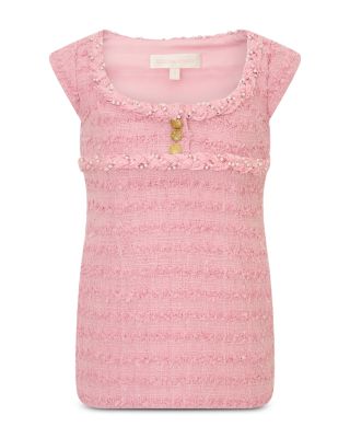 Girls' Valentia Boucl&eacute; Imitation Pearl Dress - Big Kid