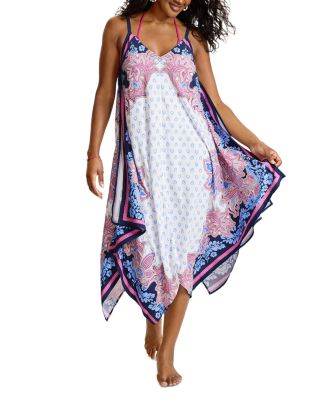 Paisley Daze Scarf Cover Up Dress