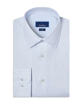 Trim Fit Textured Dobby Dress Shirt