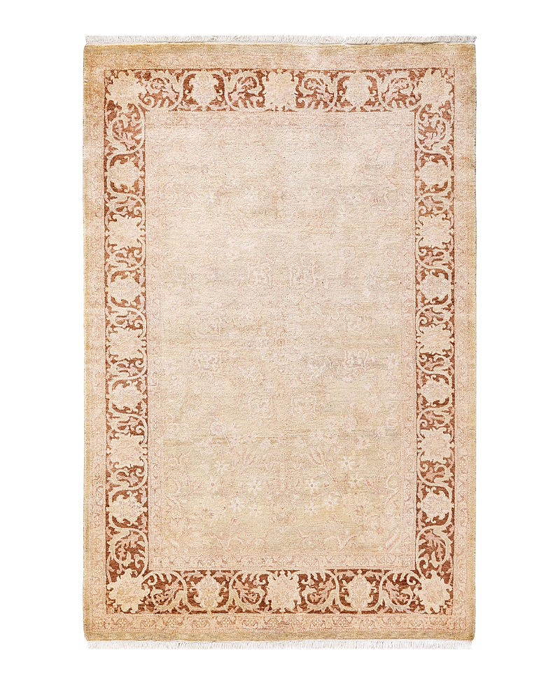 Adorn Handwoven Rugs Mogul M1503 4'2" x 6'3" Area Rug - Gray