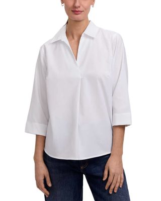 Cleo Johnny Collar Top