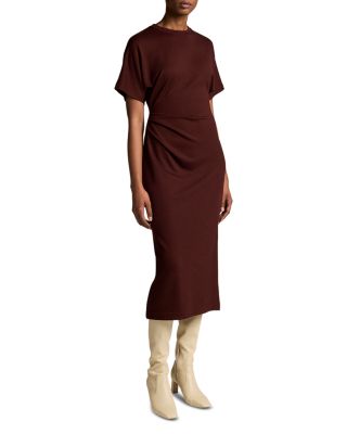 Ruched Midi Dress