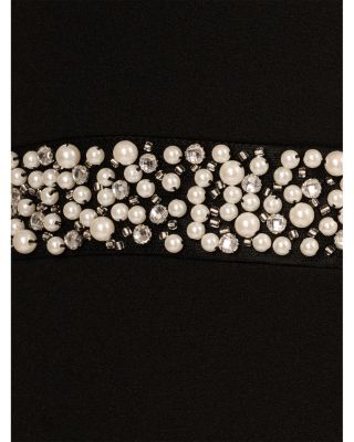 Embellished Crepe Gown - thumbnail 7