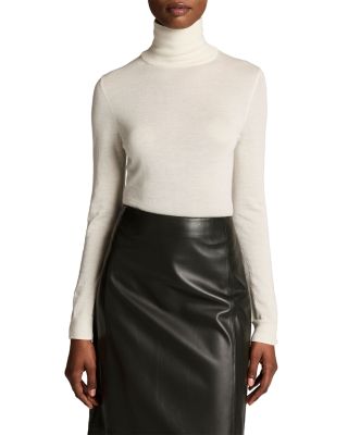 Slim Turtleneck Long Sleeve Top