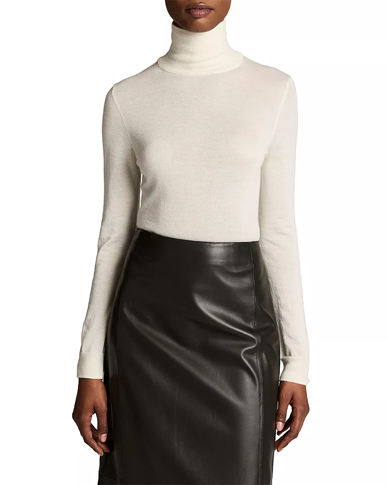 Vince Slim Turtleneck Long Sleeve Top