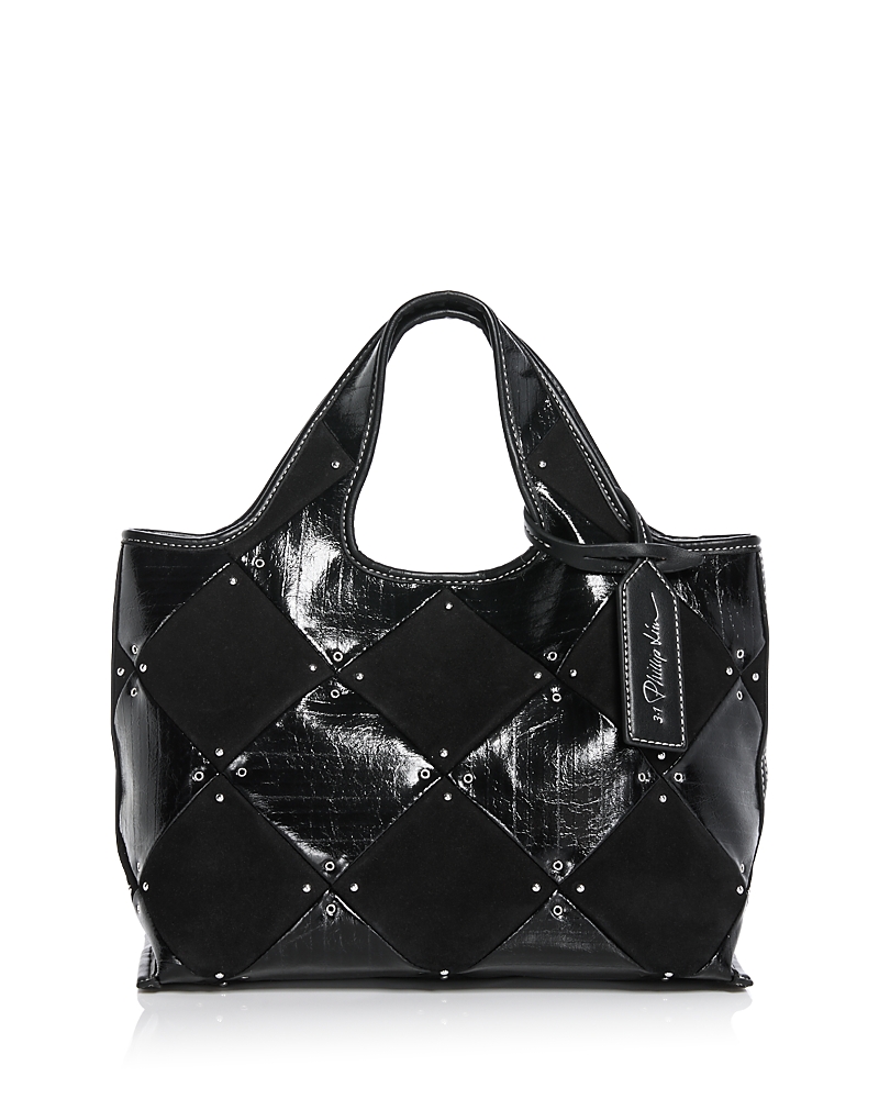 3.1 Phillip Lim Mini Quilted Patchwork Market Tote Bag