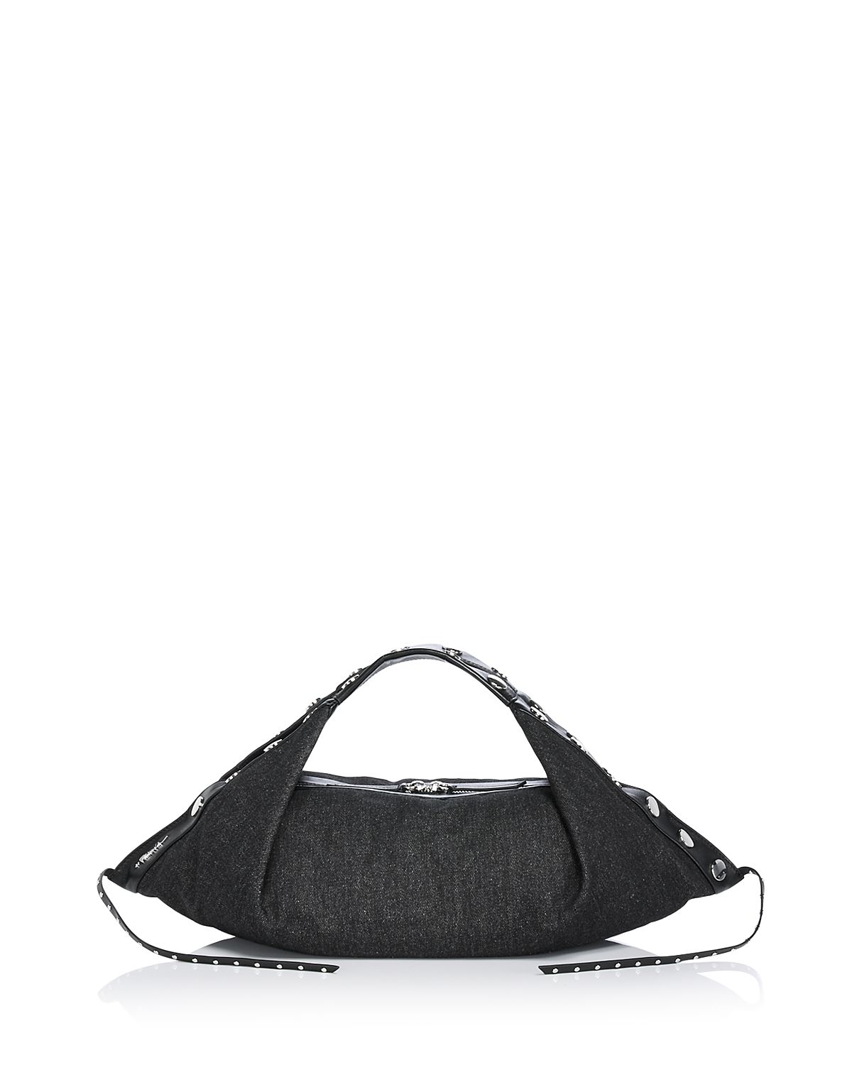 3.1 Phillip Lim Luna Mini Studded Denim Hobo Bag
