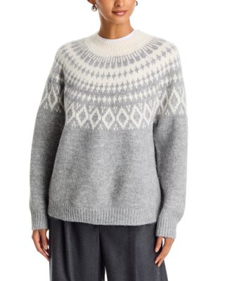 Hasana Fair Isle Crewneck Sweater - Exclusive