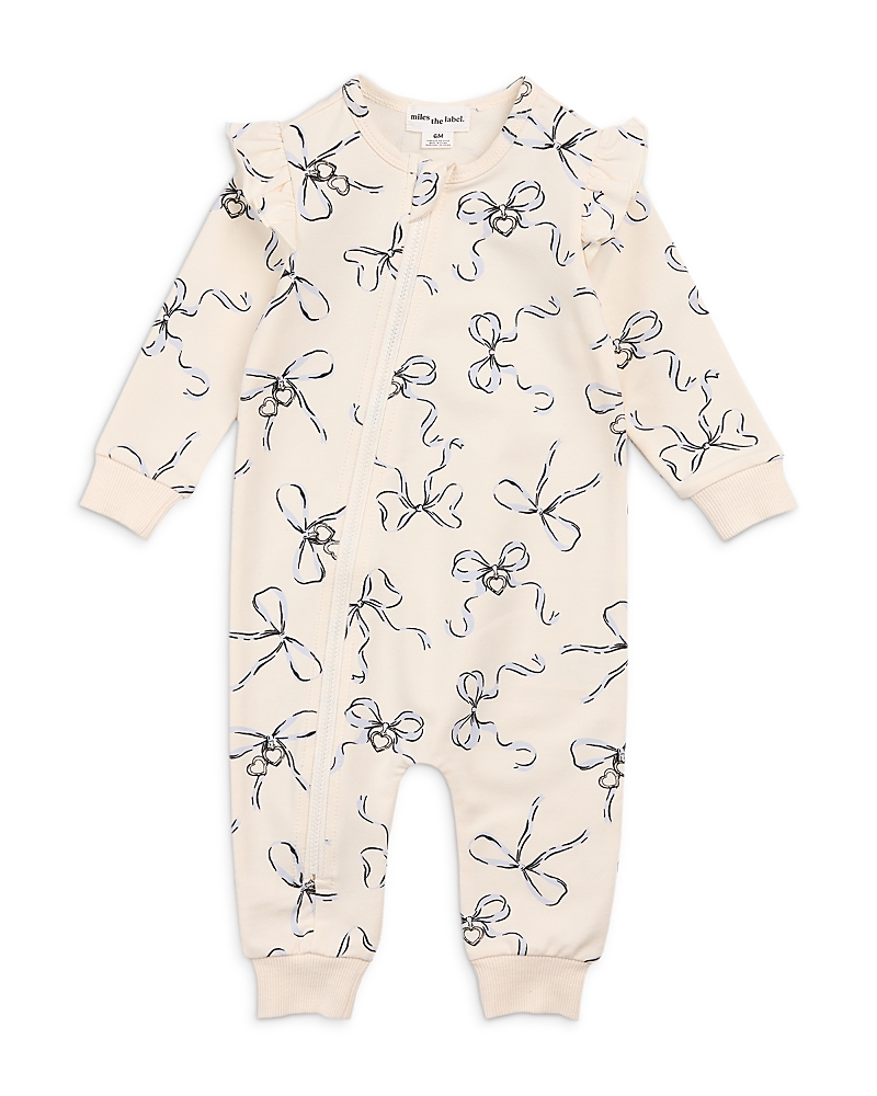 Miles The Label Girls' Locket Print Playsuit - Baby In Multi