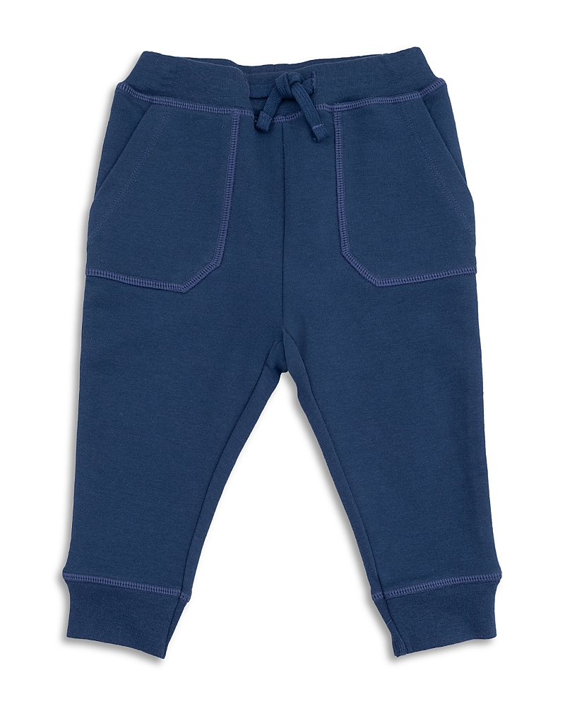 Angel Dear Boys Solid Insignia Blue Jogger Pants - Baby